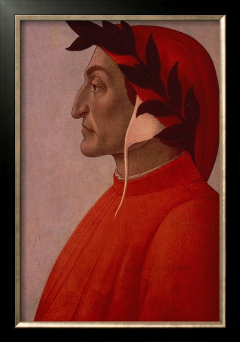 Portrait Of Dante By Sandro Botticelli